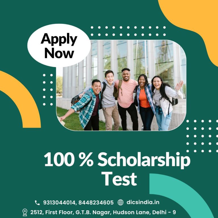 Scholarship Test-DICS GTB NAGAR